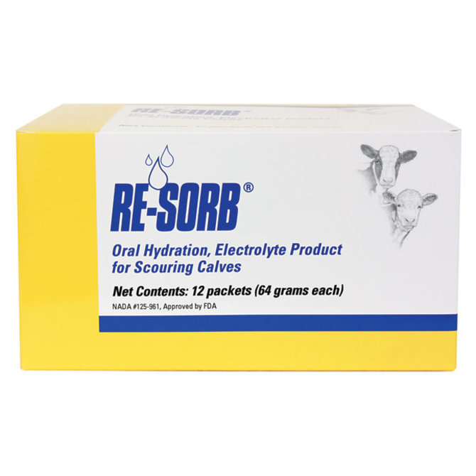 Re-Sorb Oral Hydration, Electrolyte Product, 12 Packets
