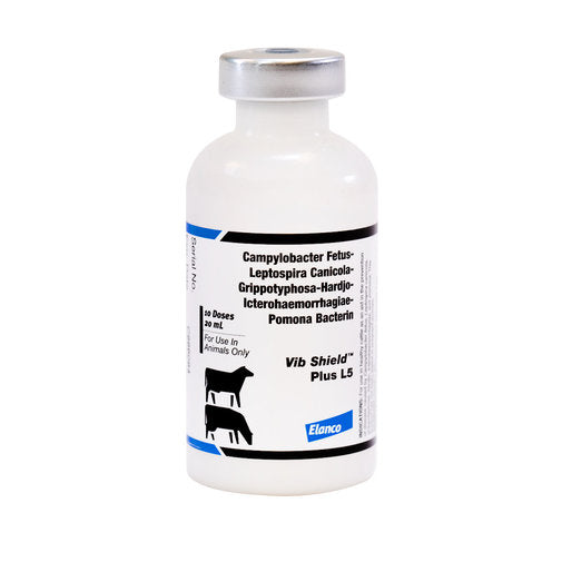 Vib Shield Plus L5 Cattle Vaccine, 20mL-10 dose