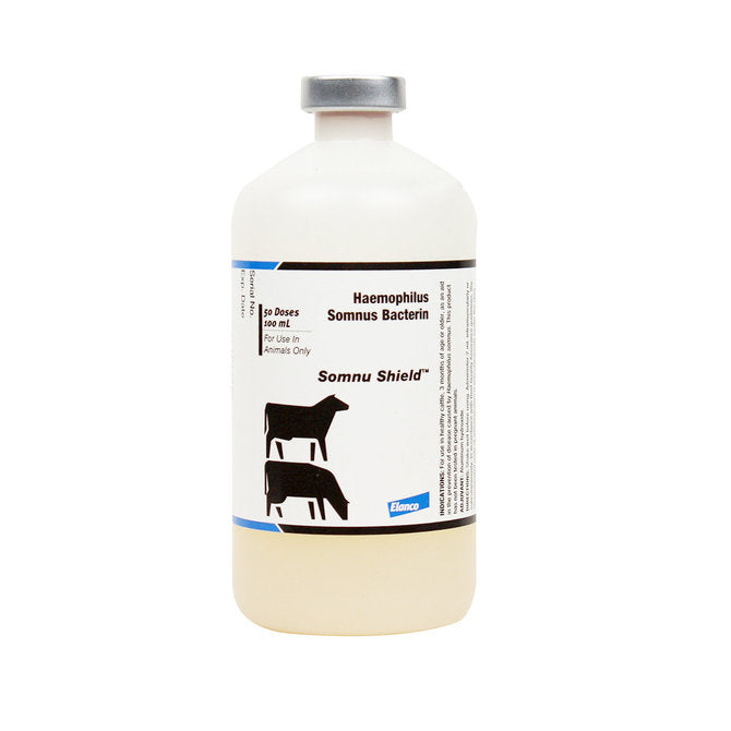 Somnu Shield Haemophilus Somnus Bacterin Cattle Vaccine, 100mL-50 dose