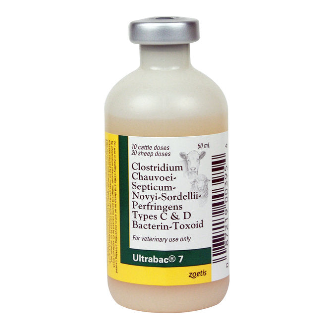 Ultrabac 7 Cattle and Sheep Vaccine, 50mL-10 dose