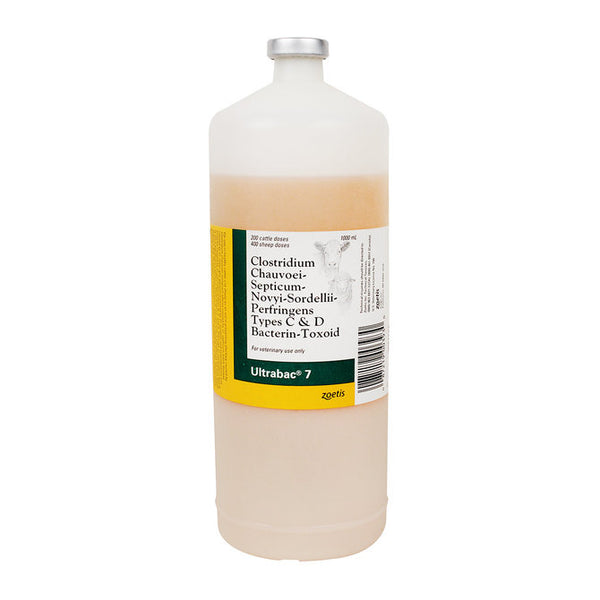 Ultrabac 7 Cattle and Sheep Vaccine, 1000mL-200 dose