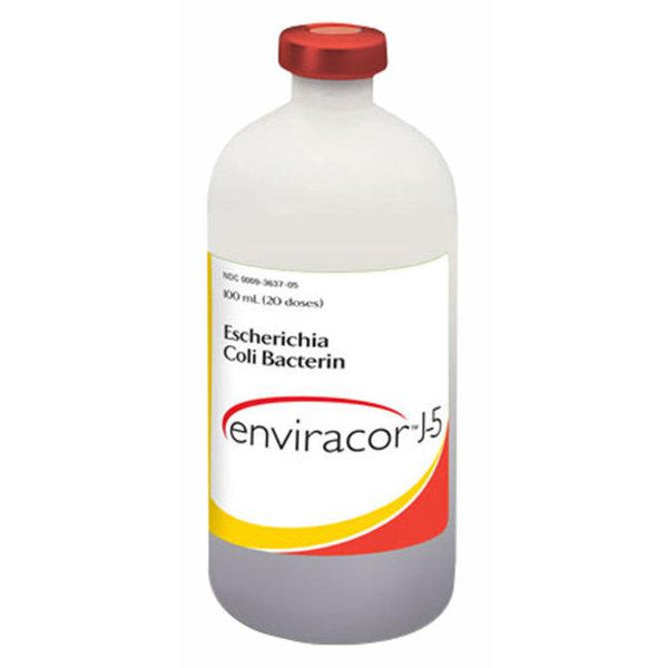 Enviracor J-5 Escherichia Coli Bacterin Cattle Vaccine, 100mL-20 dose