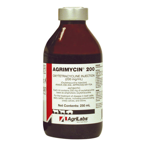 Agrimycin 200 (Oxytetracycline) Antibiotic Injection