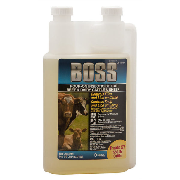 Boss Pour-On Insecticide, 32oz