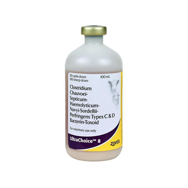 UltraChoice 8 Cattle and Sheep Vaccine, 100mL-50 dose