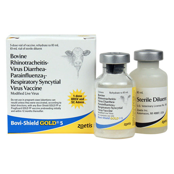 Bovi-Shield Gold 5 Vaccine, Modified Live Virus