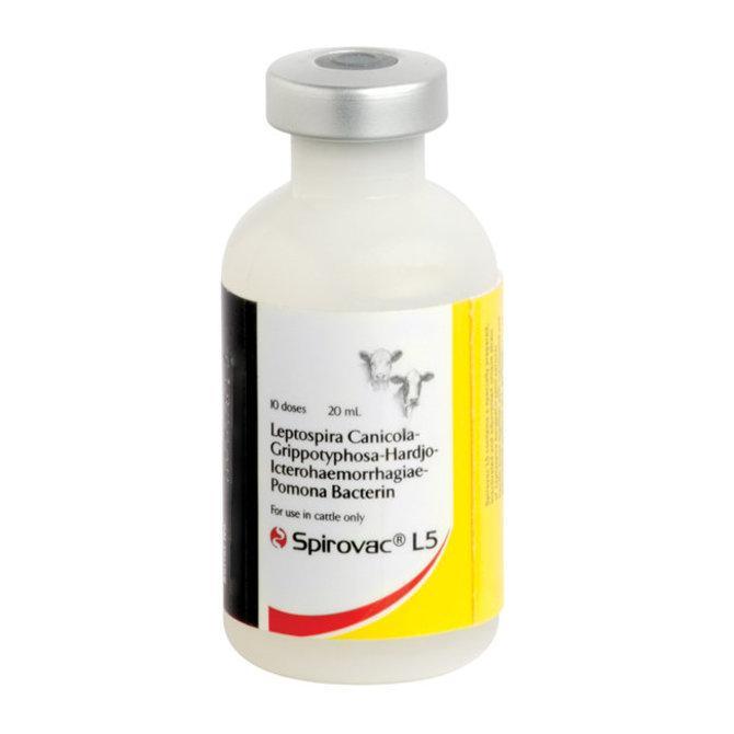 Spirovac L5 Cattle Vaccine, 20mL-10 dose