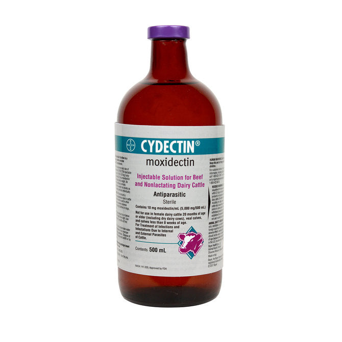 Cydectin (Moxidectin) Injectable Solution for Beef and Dairy Cattle