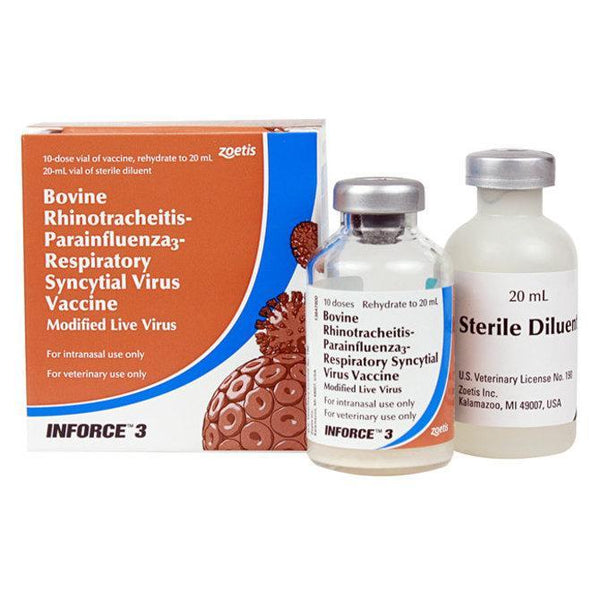 Inforce 3 Vaccine, Modified Live Virus, 20mL-10 dose