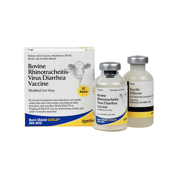Bovi-Shield Gold IBR-BVD Vaccine, Modified Live Virus