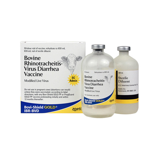 Bovi-Shield Gold IBR-BVD Vaccine, Modified Live Virus