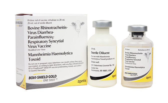 Bovi-Shield Gold One Shot Vaccine, Modified Live Virus