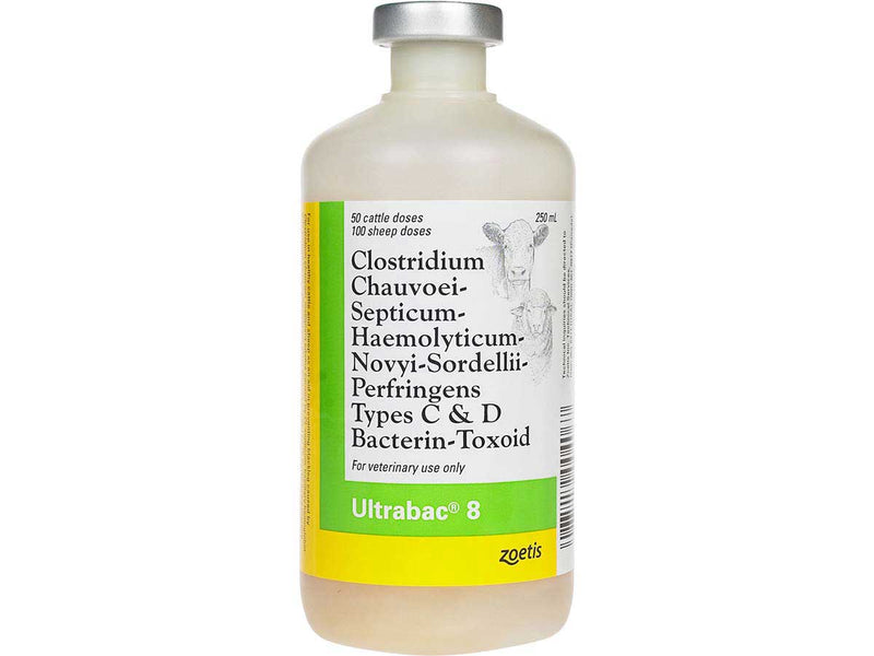 Ultrabac 8 Cattle and Sheep Vaccine, 1000mL-200 dose