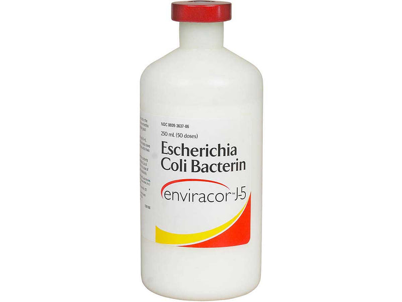 Enviracor J-5 Escherichia Coli Bacterin Cattle Vaccine, 250mL-50 dose