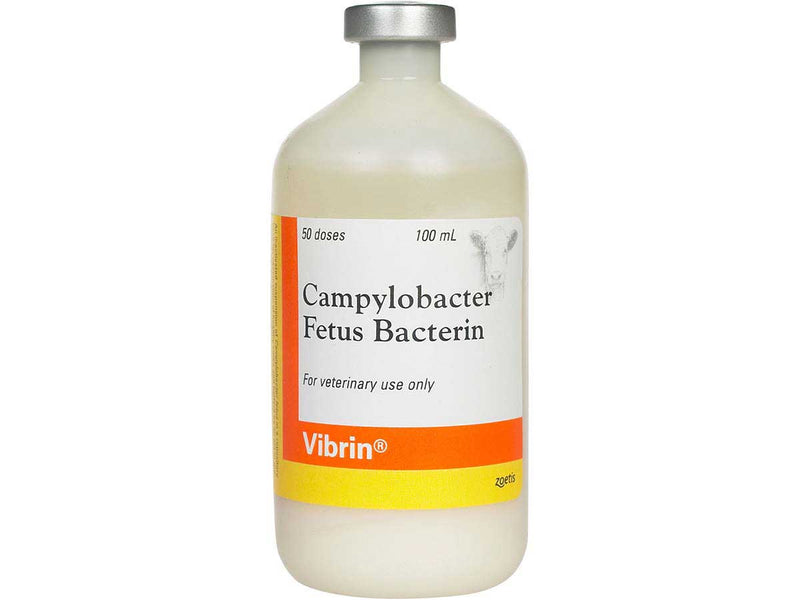 Vibrin Campylobacter Fetus Bacterin Cattle Vaccine, 100mL-50 dose
