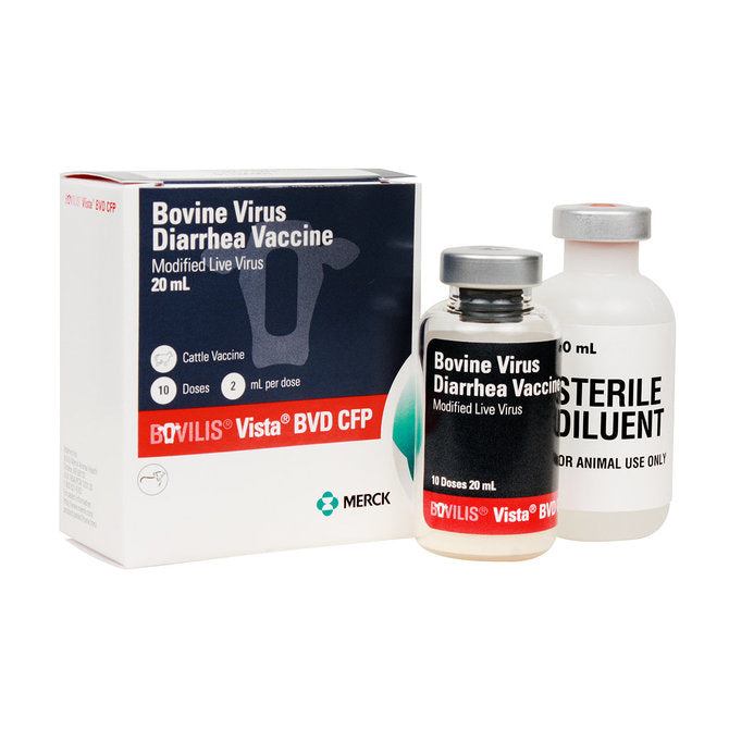 Bovilis Vista BVD CFP Cattle Vaccine, Modified Live Virus