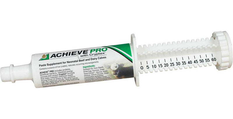Achieve Pro with Cryptex Paste Supplement for Neonatal Beef and Dairy Calves, 60gm