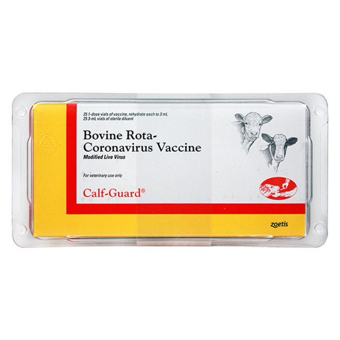 Calf-Guard Rota-Coronavirus Vaccine, Modified Live Virus, 3mLx25-25 dose