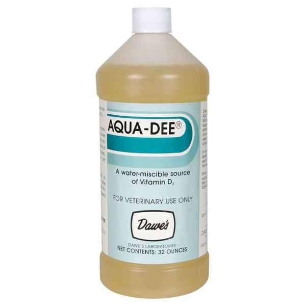 Aqua-Dee Water-Miscible Source of Vitamin D3, 1 Quart