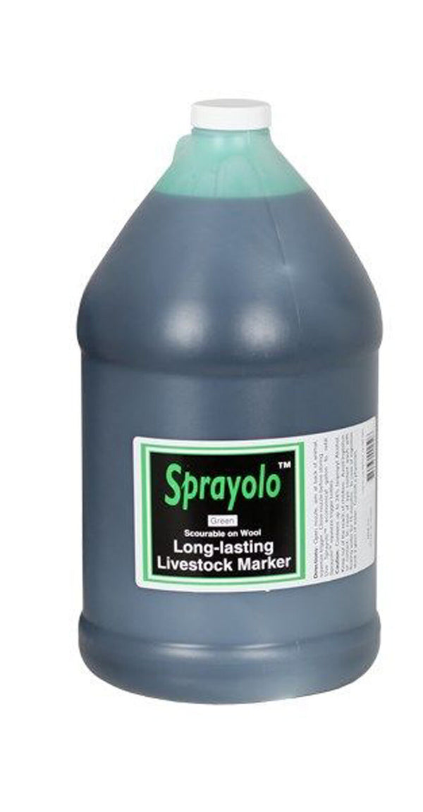 Sprayolo Ready to Use Livestock Marker, Green, 1 Gallon
