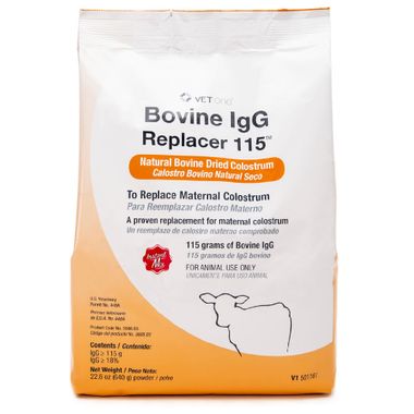 Bovine IgG Replacer 115, Natural Bovine Dried Colostrum, 640gm